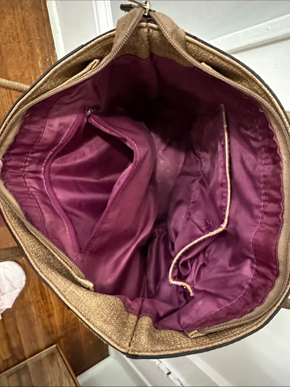 kate spade Tan Bow-Accent Tote - Picture 6 of 10